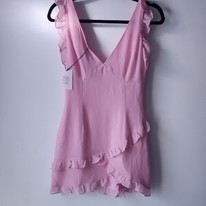 More to Come Pink Sleeveless Dress